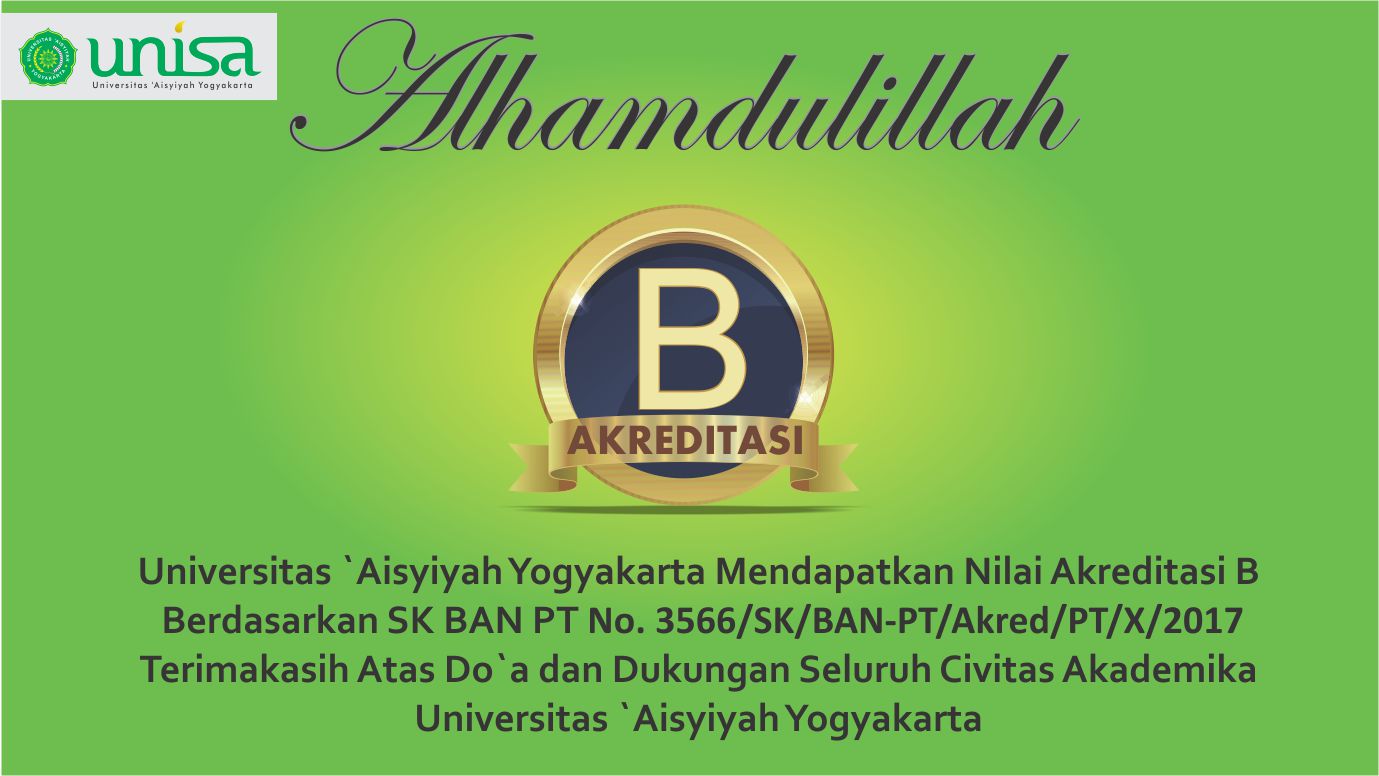 akreditasi institusi unisa aisyiyah yogya