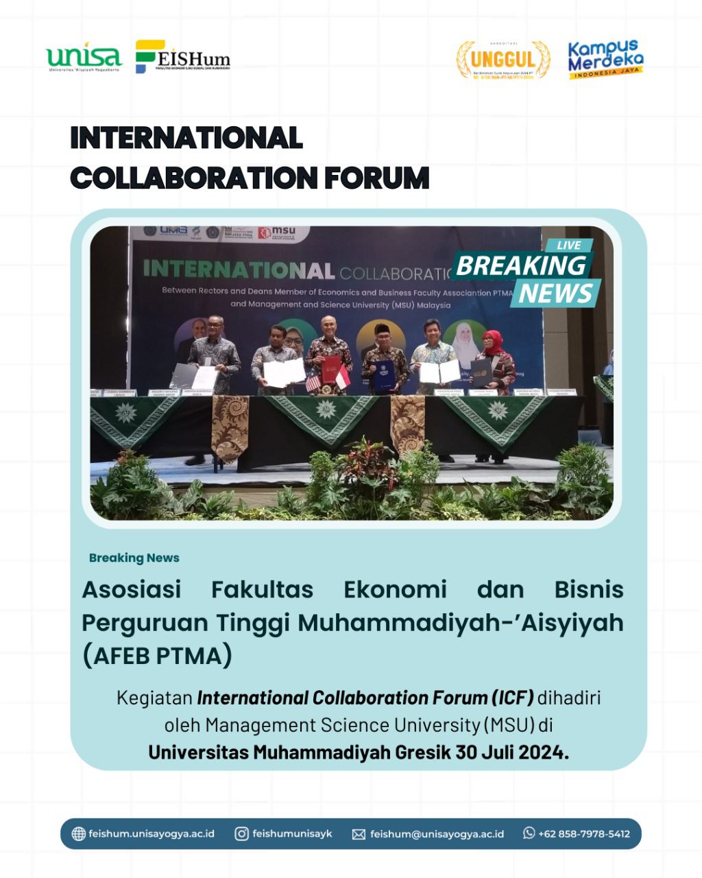 International Collaboration Forum